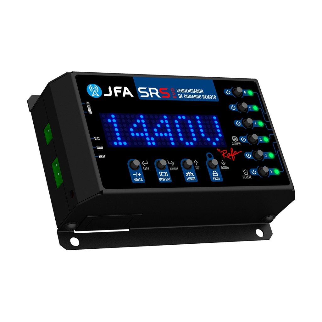 Sequenciador e Voltimetro Jfa Vs5 Evolution Led Azul