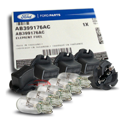 5 Lampada Soquete Painel Ford Fiesta Ka Courier Mondeo
