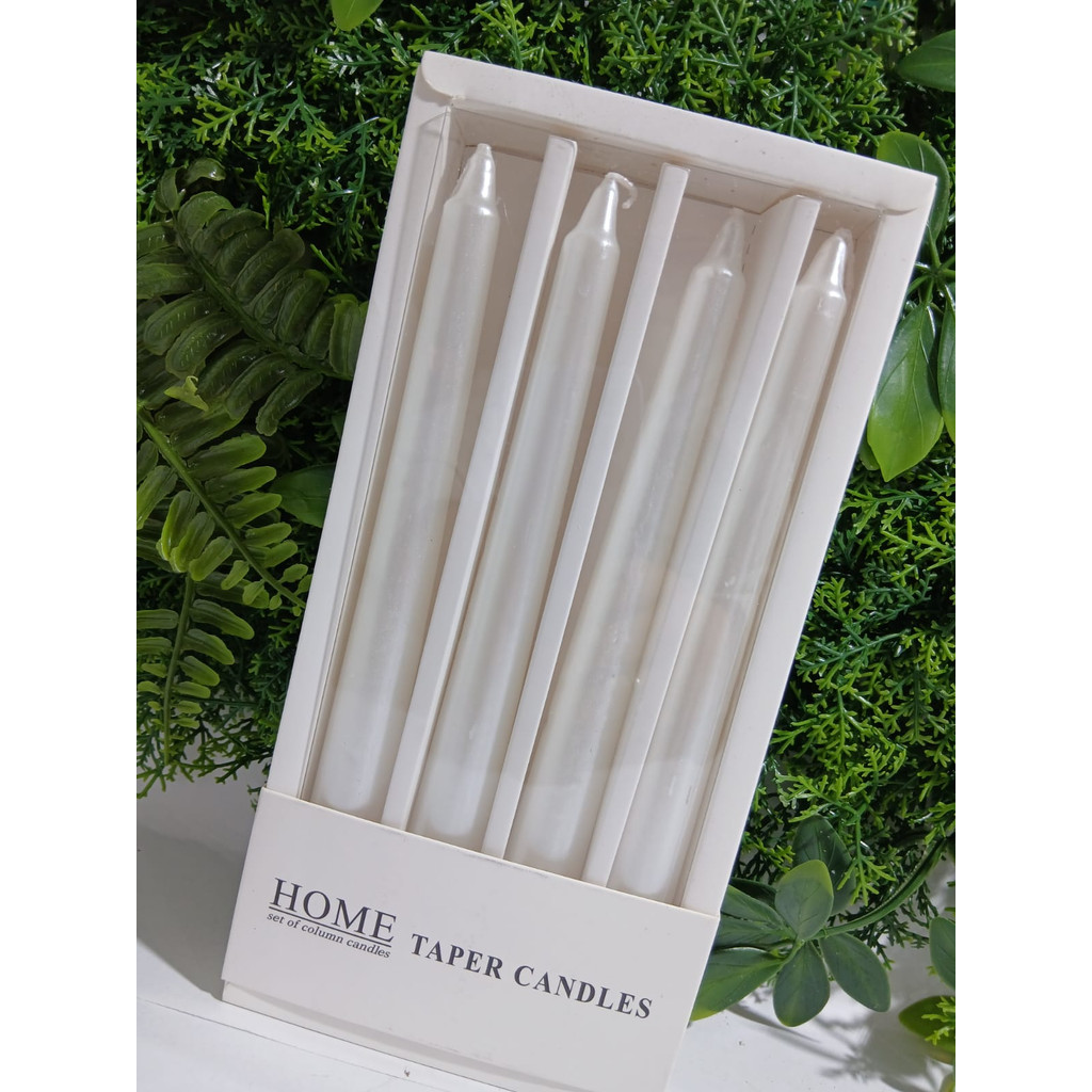 Kit 4-12 Velas 20 cm Decoração Mesa De Natal jantar em Oferta na Shopee