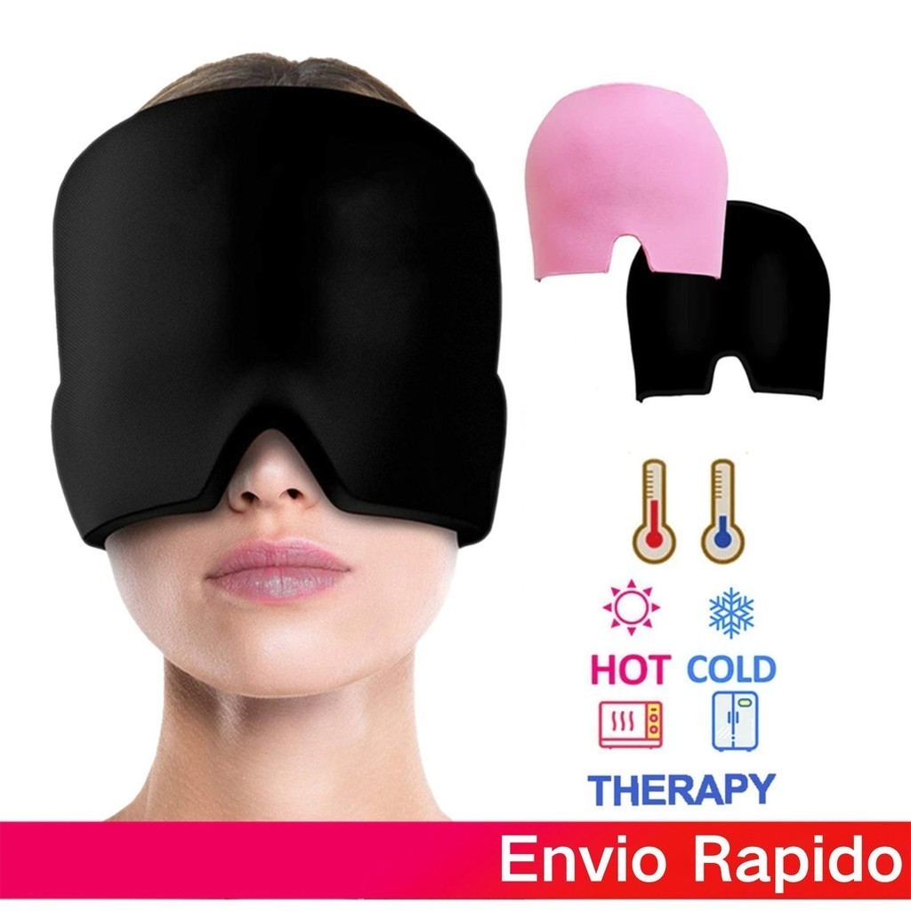 Touca Remédio para Dor de Cabeça Chapéu Soother Máscara de Terapia Térmica Flexível, Confortável