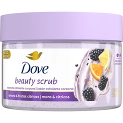 Sabonete Esfoliante Amora & Frutas Cítricas Dove Beauty Scrub Pote 280g