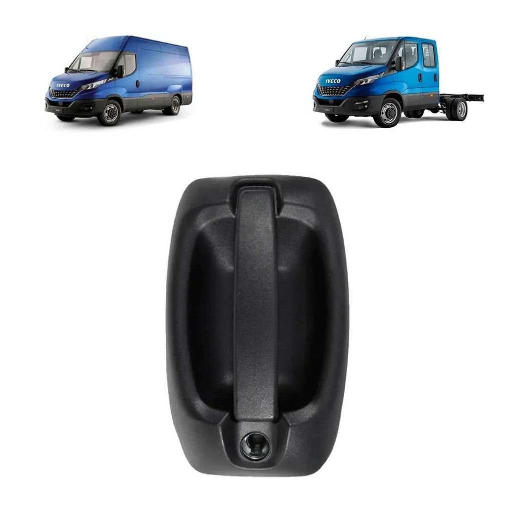 MAÇANETA EXTERNA LADO ESQUERDO PORTA DIANTEIRA IVECO DAILY 2020 A 2022 - ORIGINAL