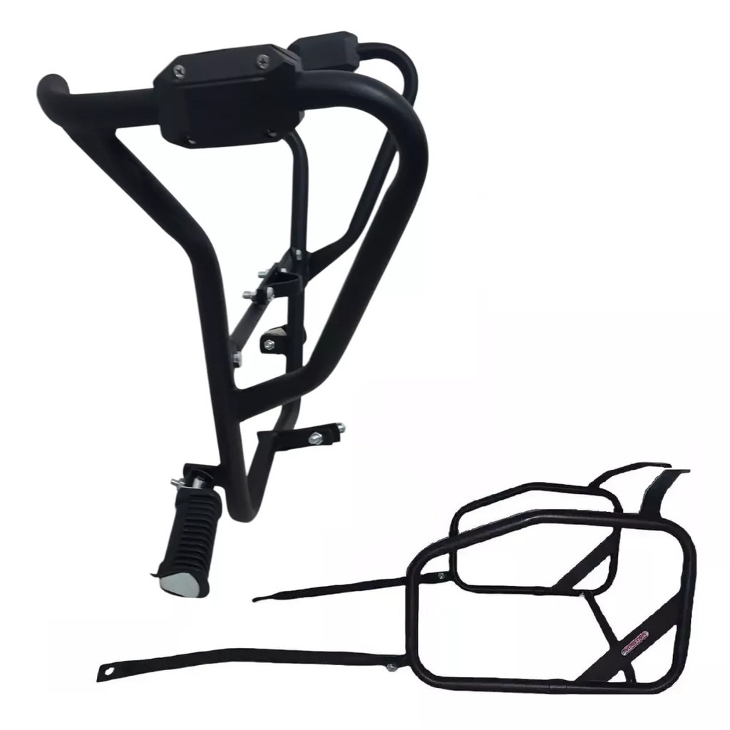 Kit CROSSER 2025 e 2026 Protetor de Carenagem Mata Cachorro Tanque Motor + Afastador de Alforges
