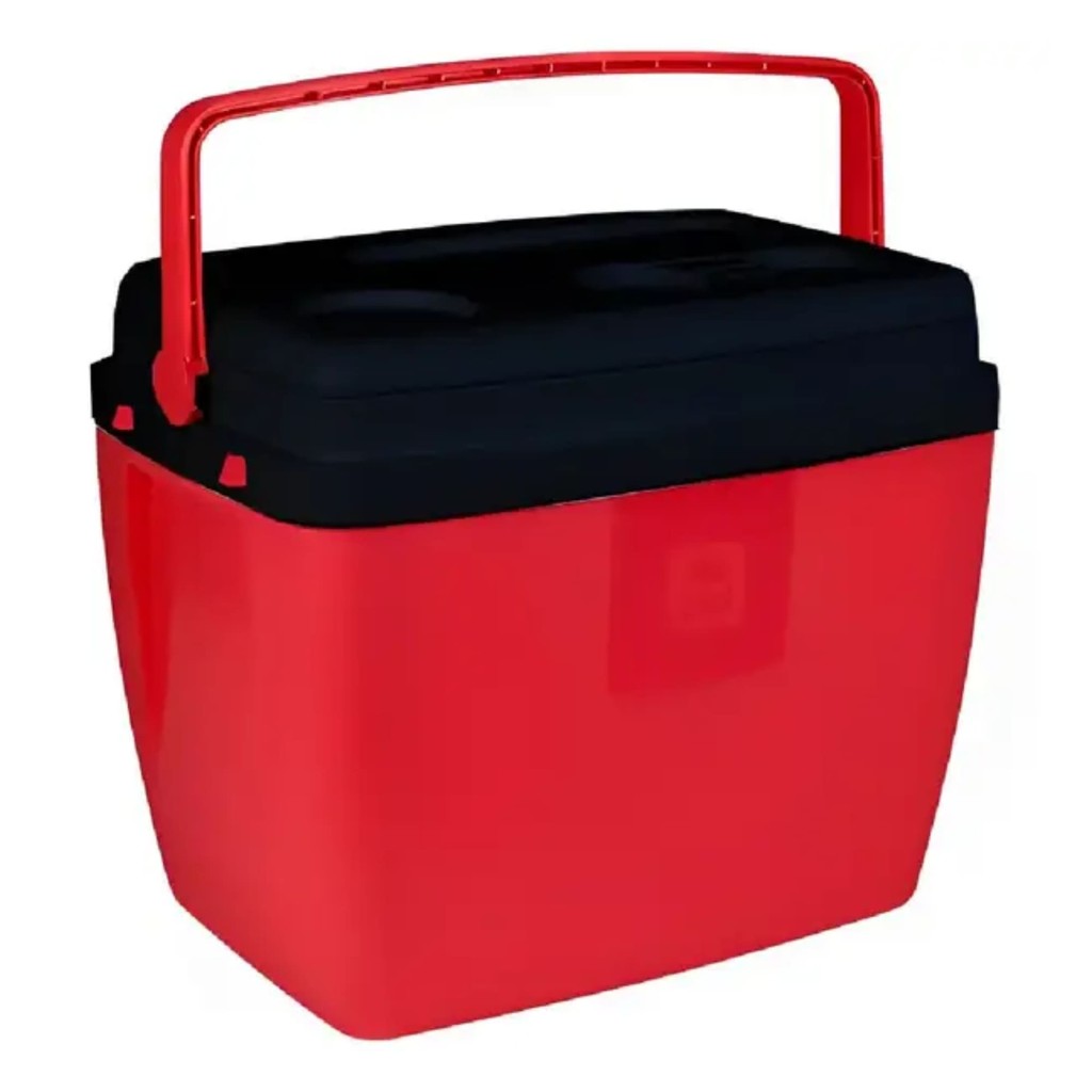 Caixa Térmica 19L Vermelha/Preta Bel Cooler Refrigeração Bebidas Alimentos Cooler Praia Verão em Oferta na Shopee