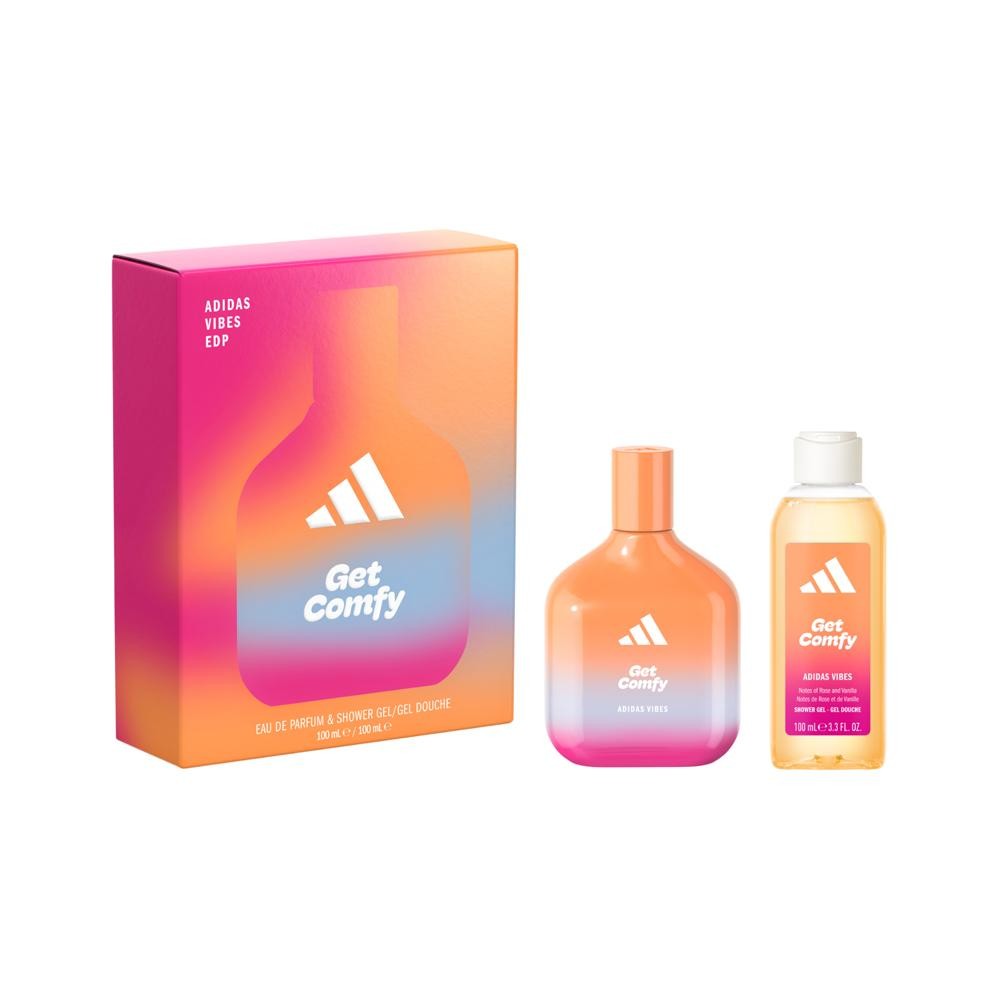 Kit Adidas Vibes Get Comfy Edt 100ml + Shower Gel 100ml - Beauty