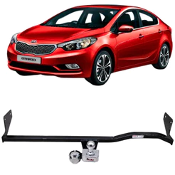 Engate Reboque Fixo Kia Cerato 2010 A 2018 Cap Carga 700kg Aco Resistente Certificado Inmetro tOP