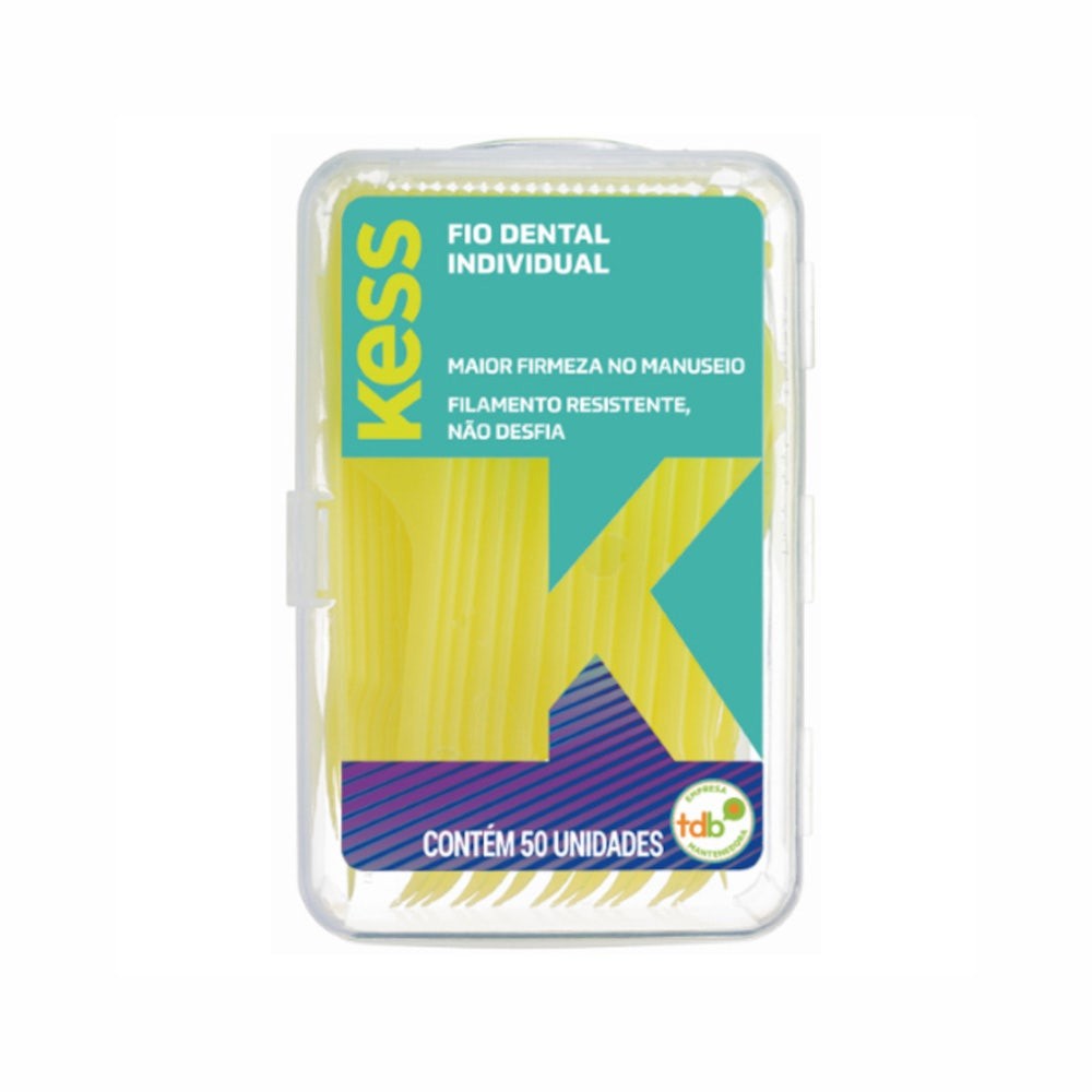 Fio Dental Kess Individual com 50Un em Oferta na Shopee