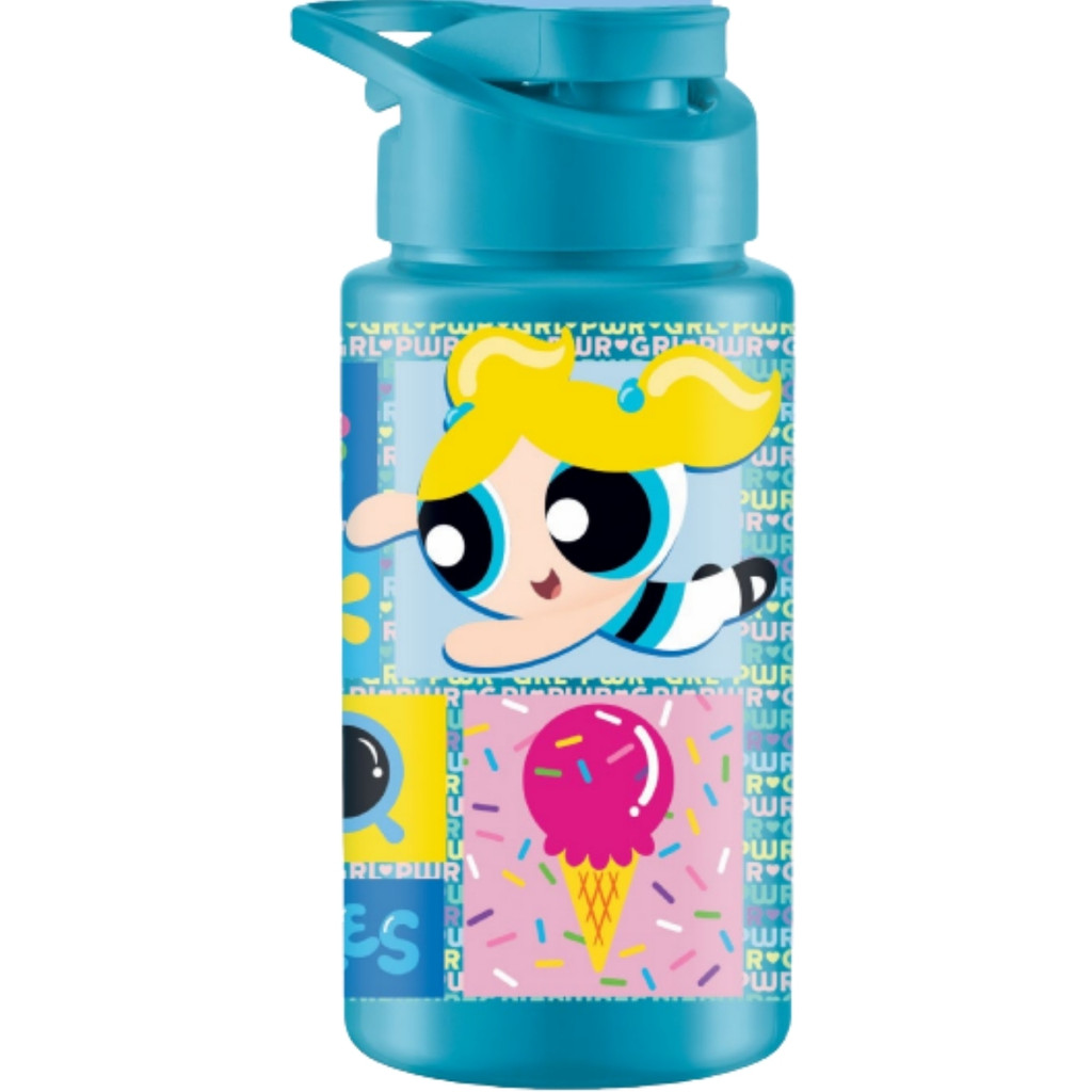 Garrafinha De Água Infantil Squeeze Meninas Super Poderosas 500ml Azul Lindinha Bandeirante em Oferta na Shopee