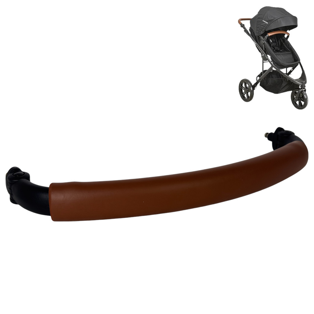 BARRA FRONTAL MARROM PARA CARRINHO DE BEBE TREK KIDDO