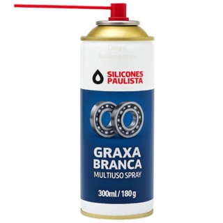 Spray Graxa Branca Multiuso 300 ml Resistente Alta Temperatura Anti‑Ferrugem Rolamentos, Motos, Máquinas e Embarcações em Oferta na Shopee