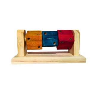 Mini Girofun em Madeira – Brinquedo para Hamster, Twister e Roedores Pequenos em Oferta na Shopee