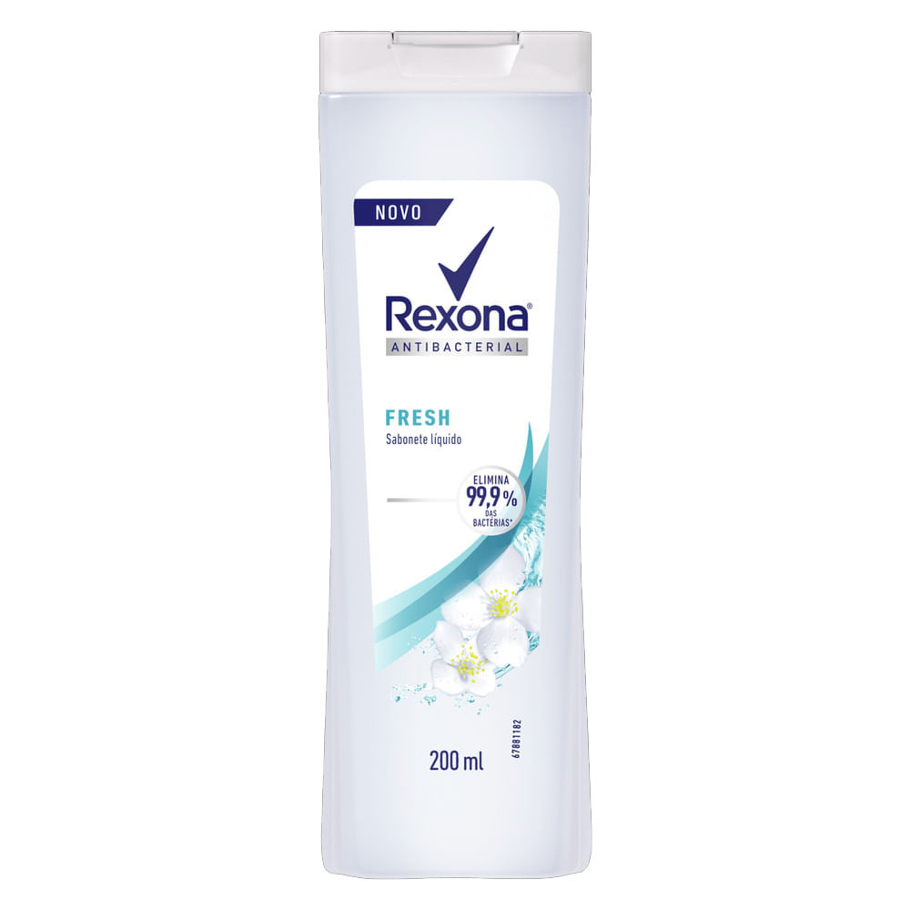 Sabonete Líquido Rexona Antibacterial Fresh 250ml - Beauty