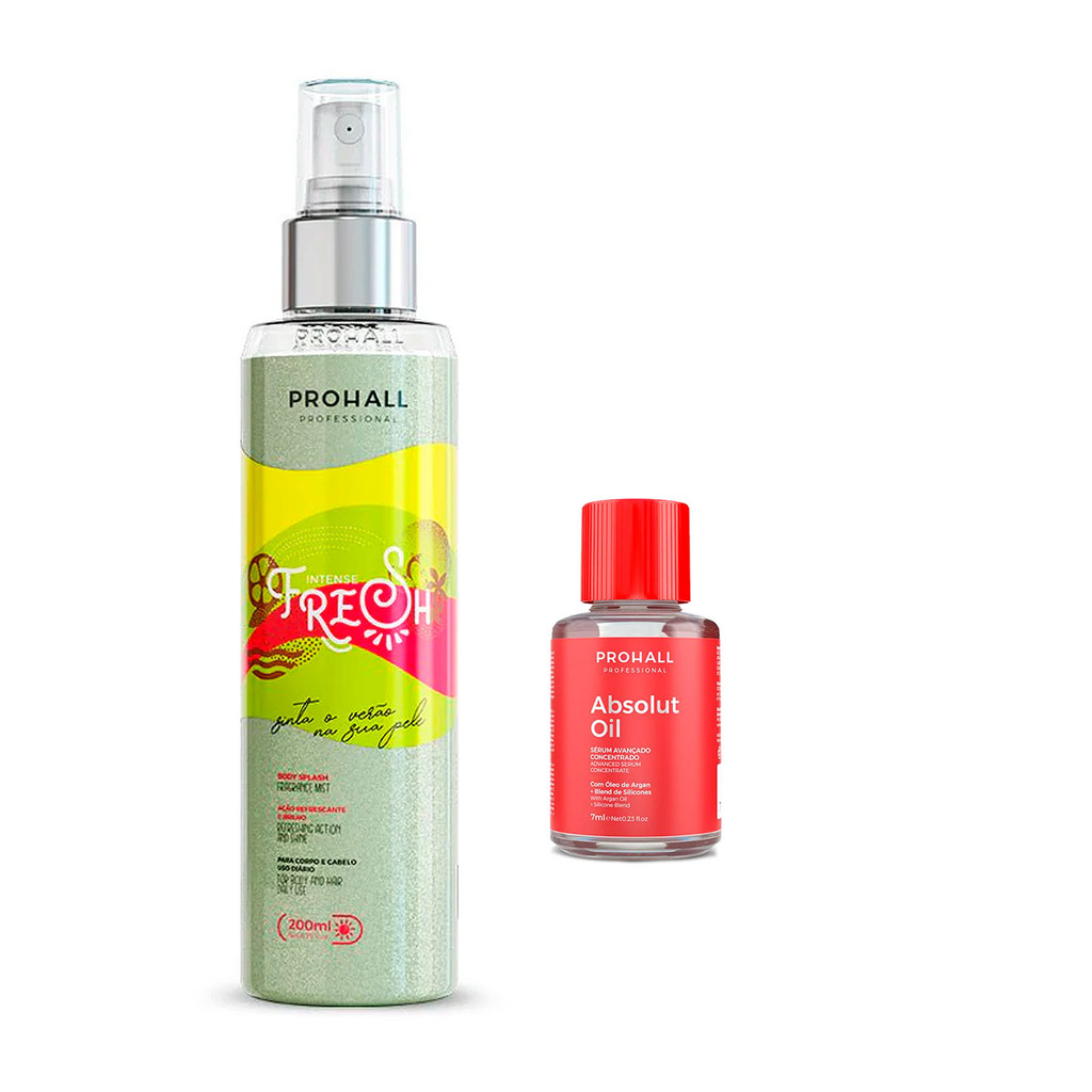 Body Splash Intense Corpo Cabelo Prohall + AbsolutOil Argan