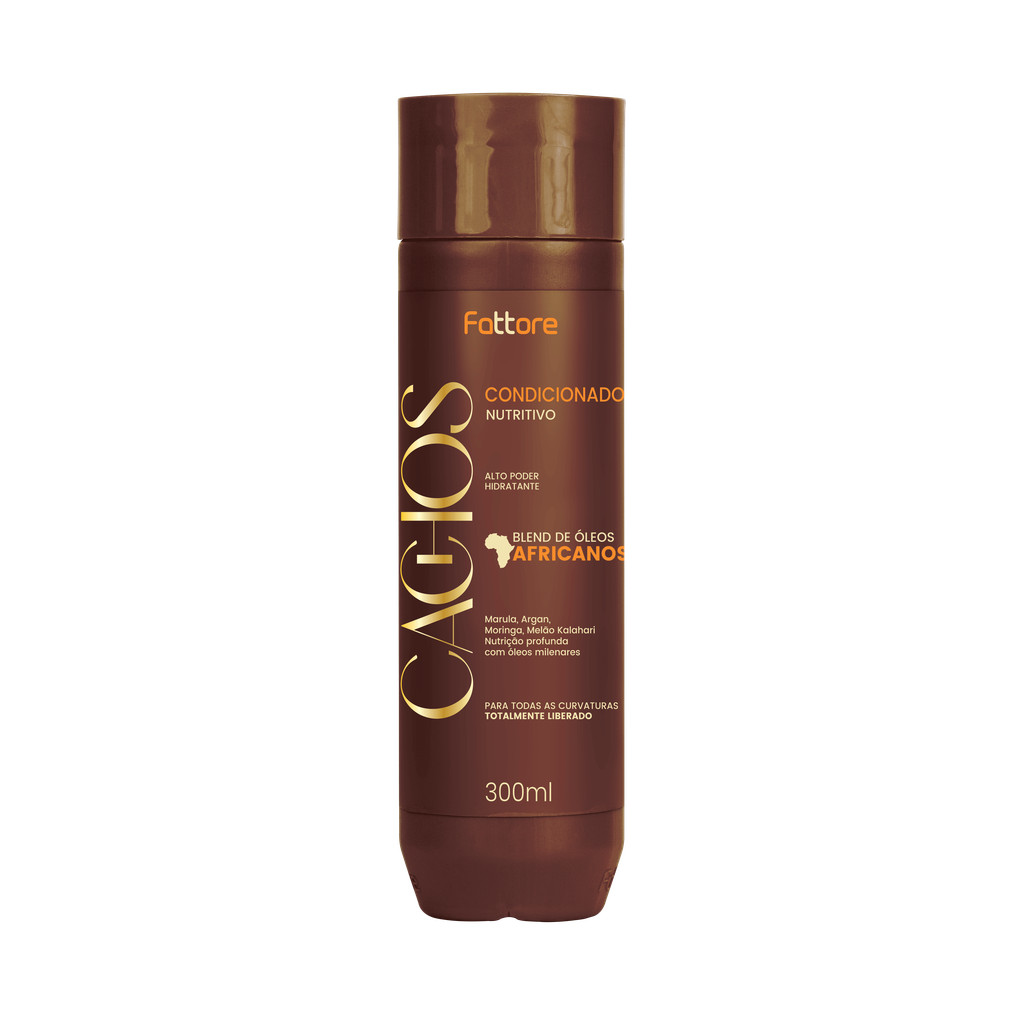 Fattore Cachos Óleos Africanos - Condicionador 300ml