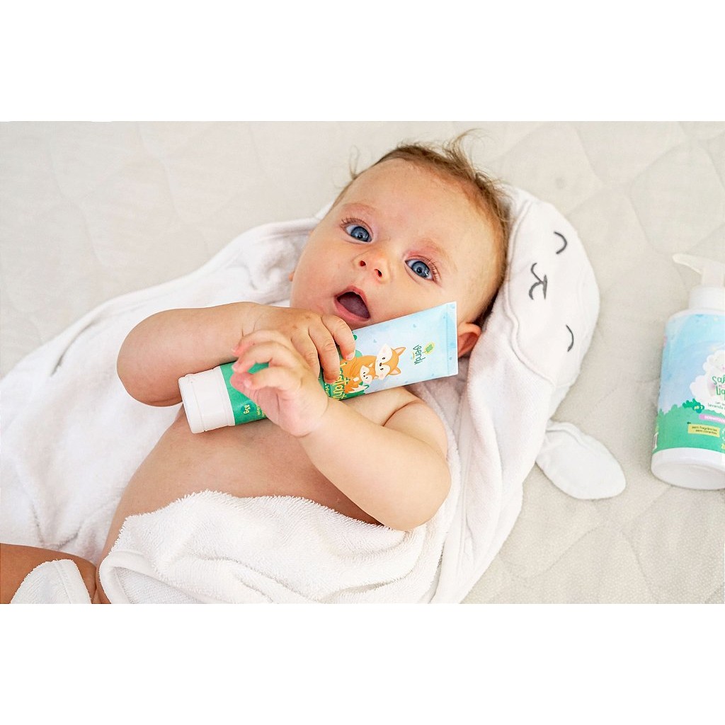 Hidratante para Bebê Natural Relaxante com Calêndula, Camomila e Óleo Essencial de Lavanda - Verdi Natural em Oferta na Shopee