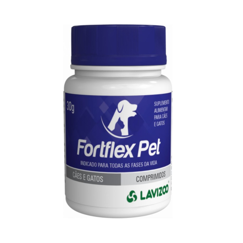 Fortflex Pet 30g Suplemento Alimentar 30 Comprimidos Lavizoo em Oferta na Shopee