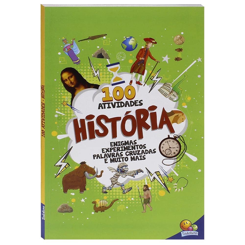 100 Atividades: História | Capa Brochura em Oferta na Shopee