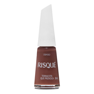 Esmalte Risqué Marrom Cremoso Terracota Que Provoca 8ml em Oferta na Shopee