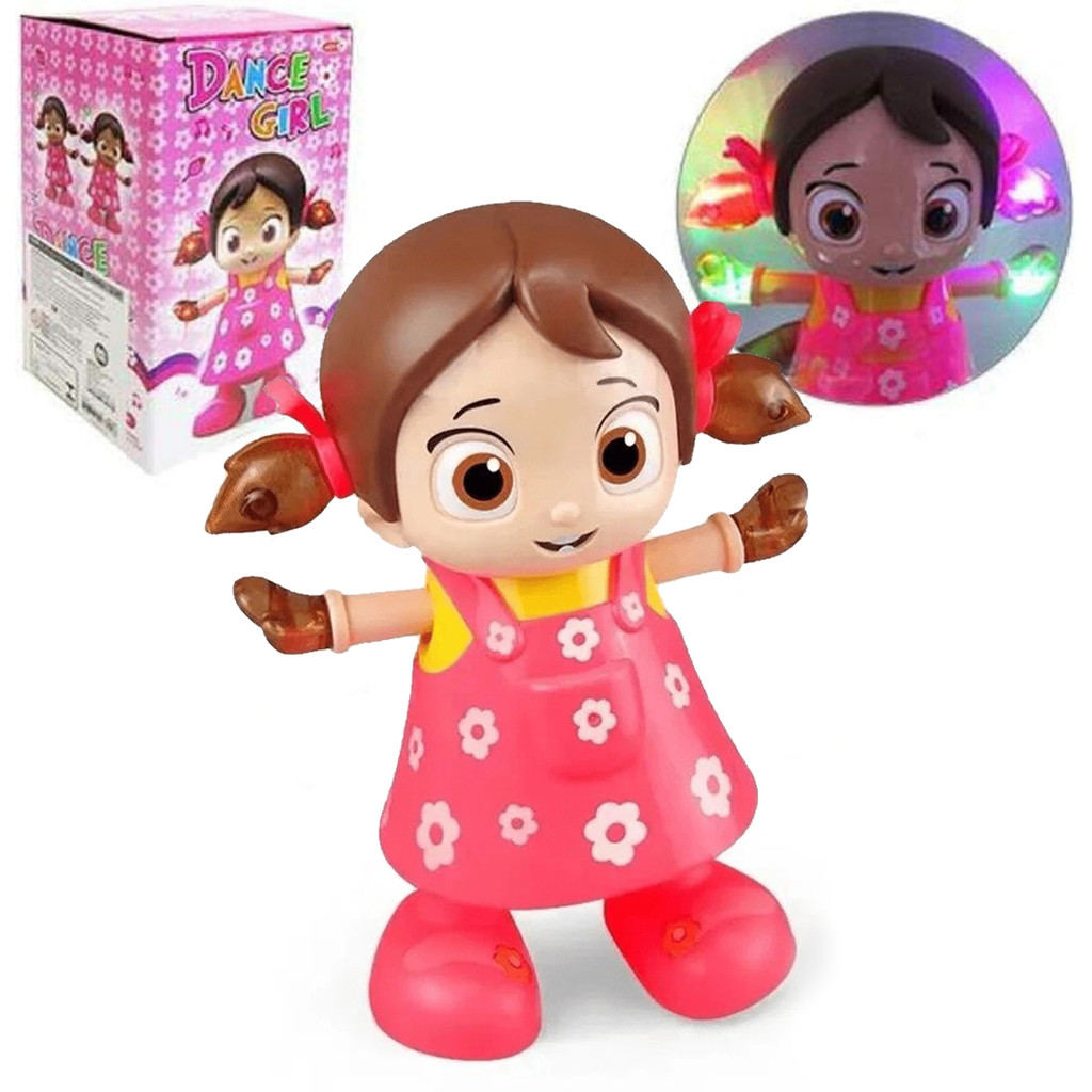 Brinquedo Boneca Fofa Dançarina Musical Luz Dance Girl em Oferta na Shopee