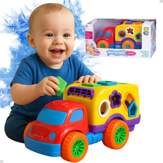 Carrinho Caminhão Robustos Brinquedo Didático Pedagógico