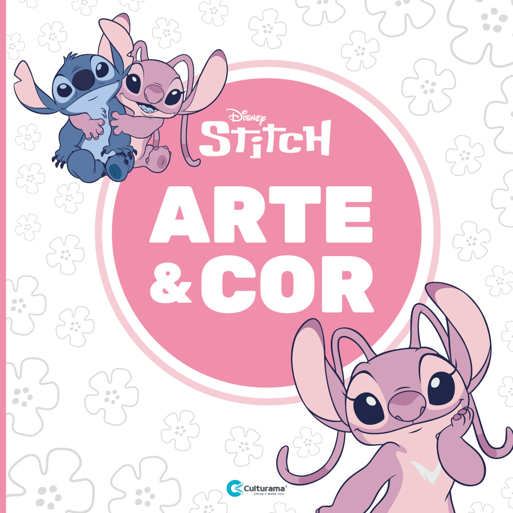 Capa do livro Livro - Arte e cor Angel - Disney -