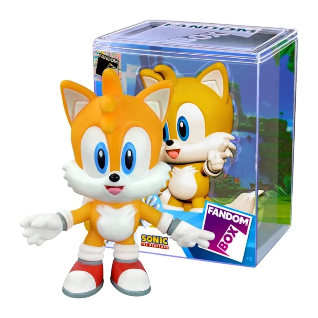 Fandom Box Turma do Sonic 106 Tails Boneco Miniatura Colecionável Lider - 3501 em Oferta na Shopee