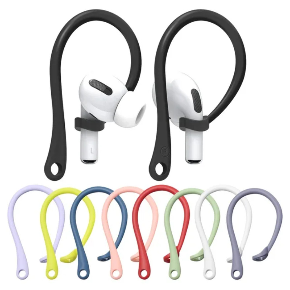 Suporte Fixador De Orelha P/ Segurar Fone de Ouvido Bluetooth AirPods 1 2 3 4 Pro Treino Corrida Caminhada Musculação