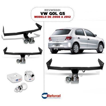Engate Reboque Volkswagen Gol G5 2008 A 2012 Reforcel 500kg