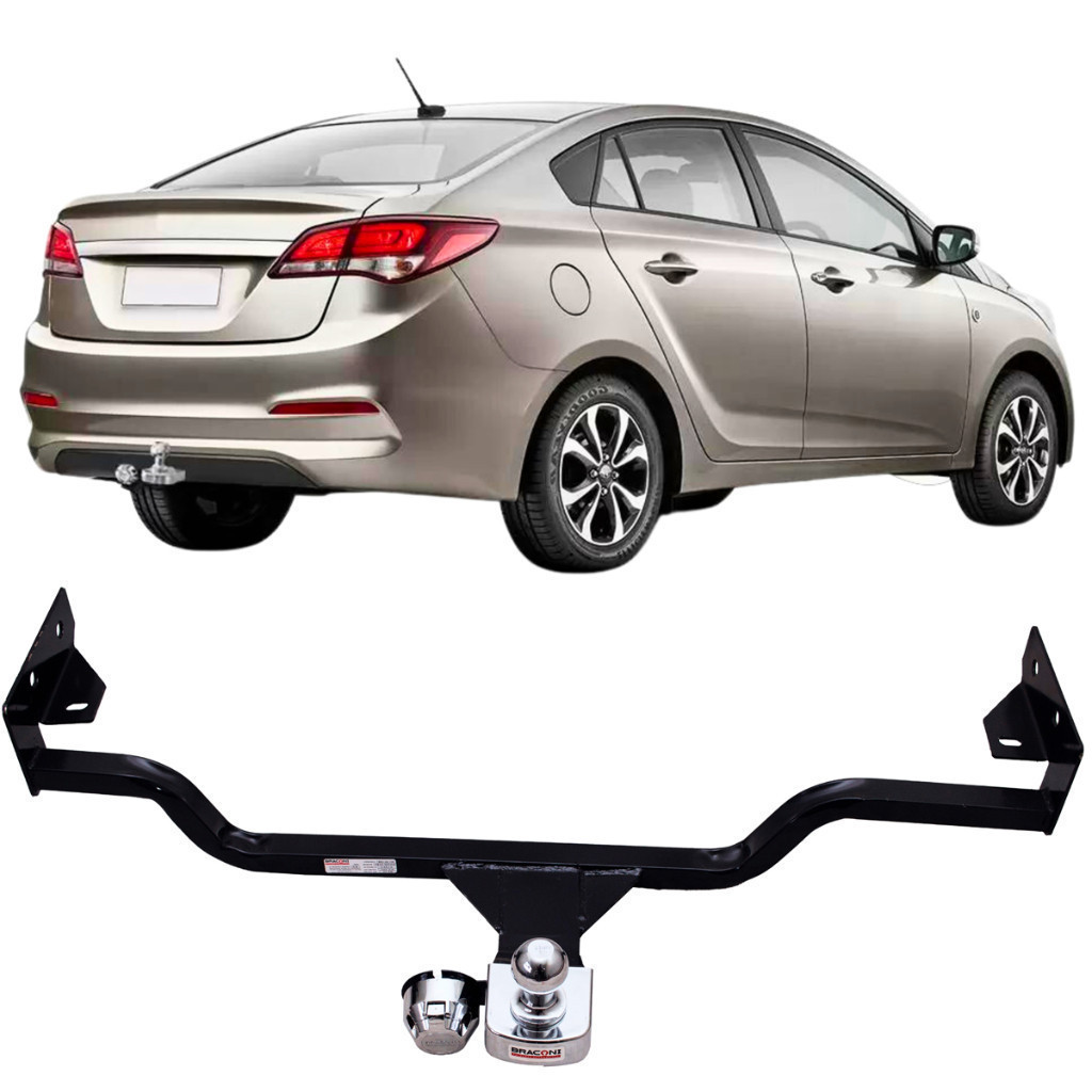 Engate Reboque Fixo Hb20 Sedan 2013 A 2024 Capacida Carga 500kg Certificado Pelo Inmetro  Otima Reforçado bOM