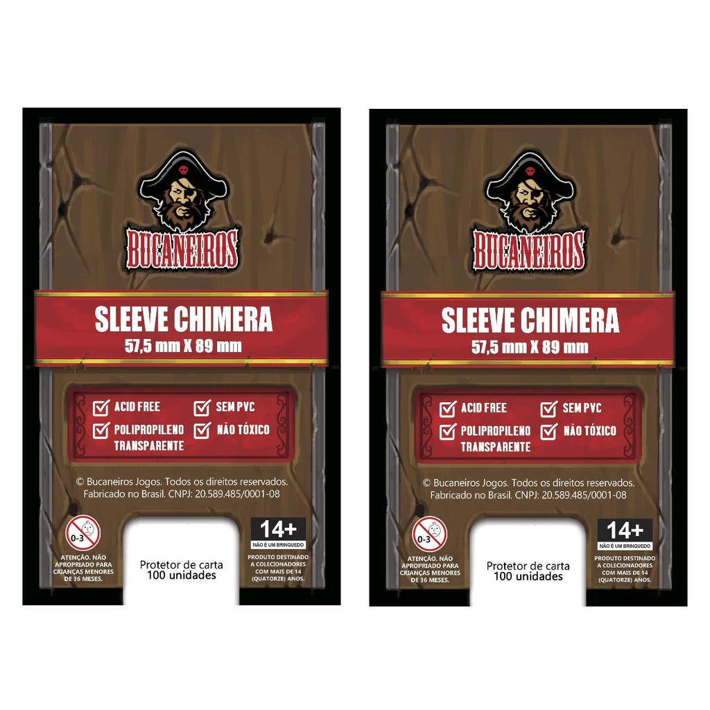 Sleeves Shields Chimera 57,5 X 89mm Board Game 200 Unidades