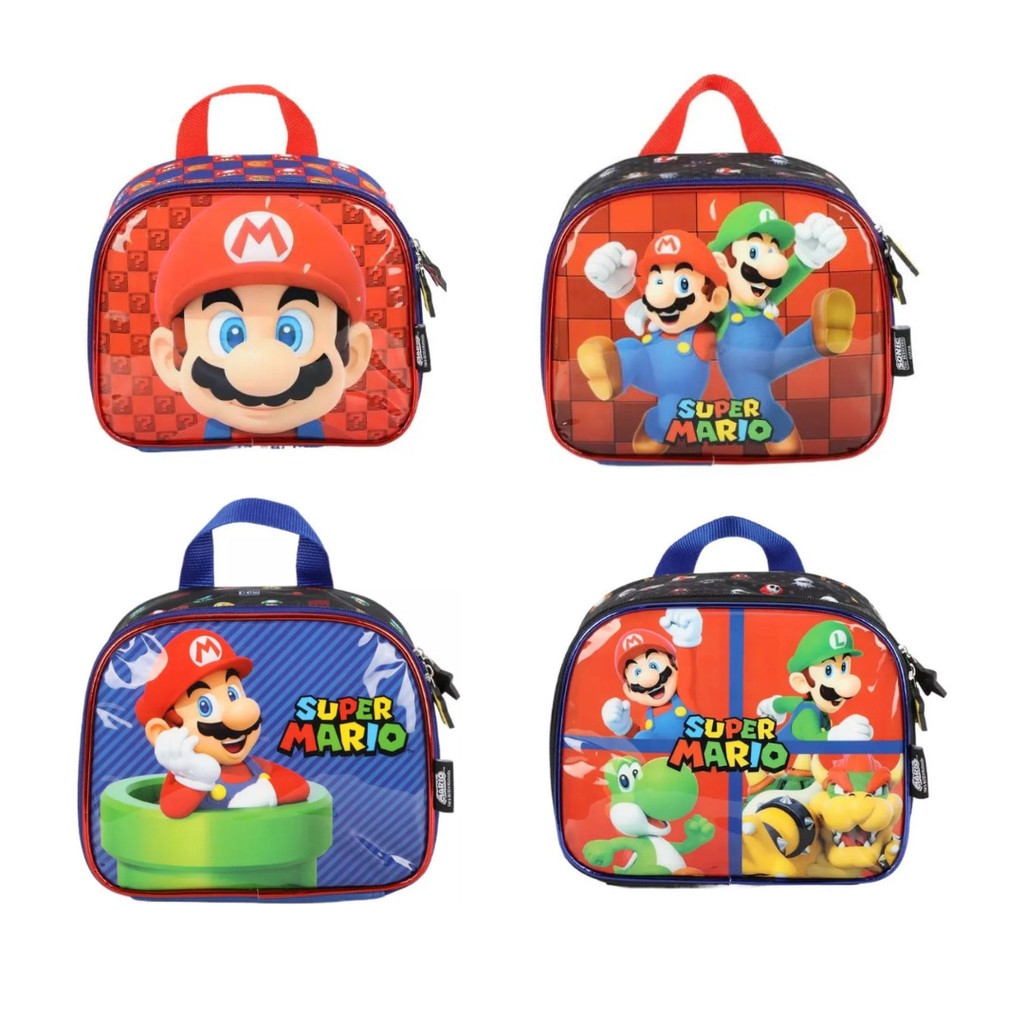 Lancheira Super Mario Bros Luxcel Escolar Termica Meninos Infantil Original