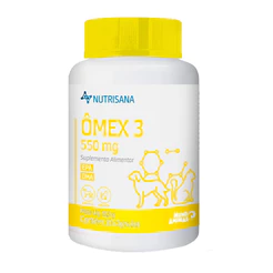 Suplemento Nutrisana Cães e Gatos OMEX 3 550mg 30 Caps