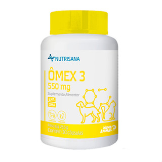 Suplemento Nutrisana Cães e Gatos OMEX 3 550mg 30 Caps em Oferta na Shopee