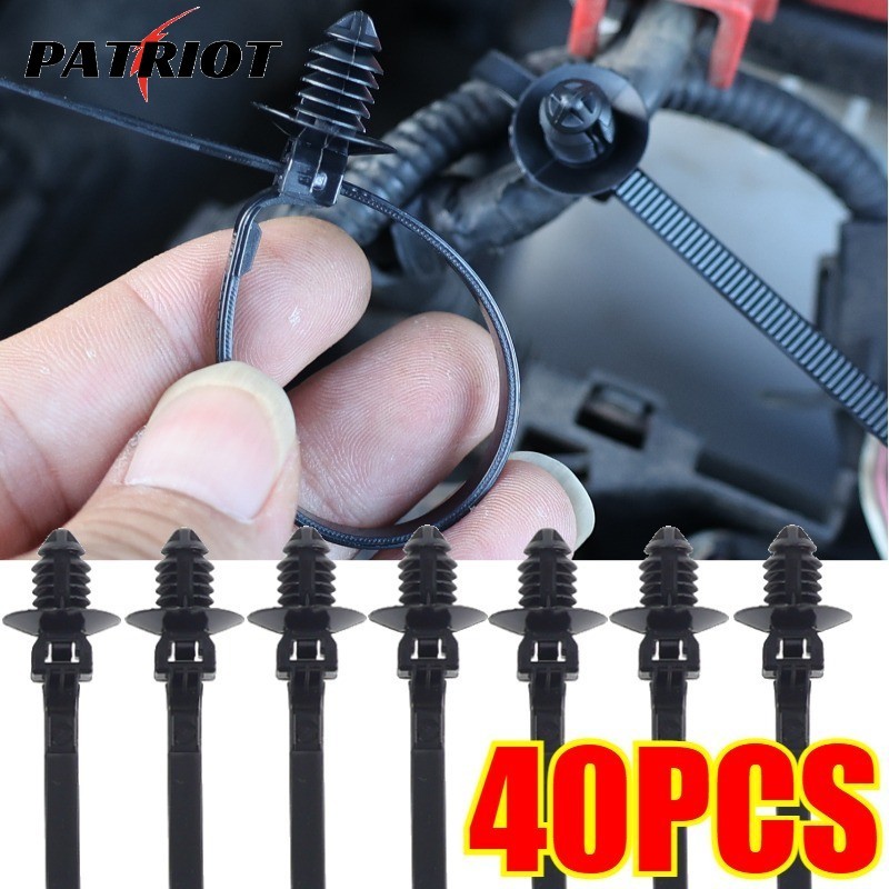 Abraçadeiras De Nylon Com Travamento Automático Fivelas , Clipes De Carro Resistentes Para Reparo , Acessórios De Organi