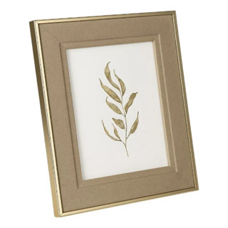 Porta Retrato 15X20 Luminus Areia Borda Dourada Mart 20697 em Oferta na Shopee