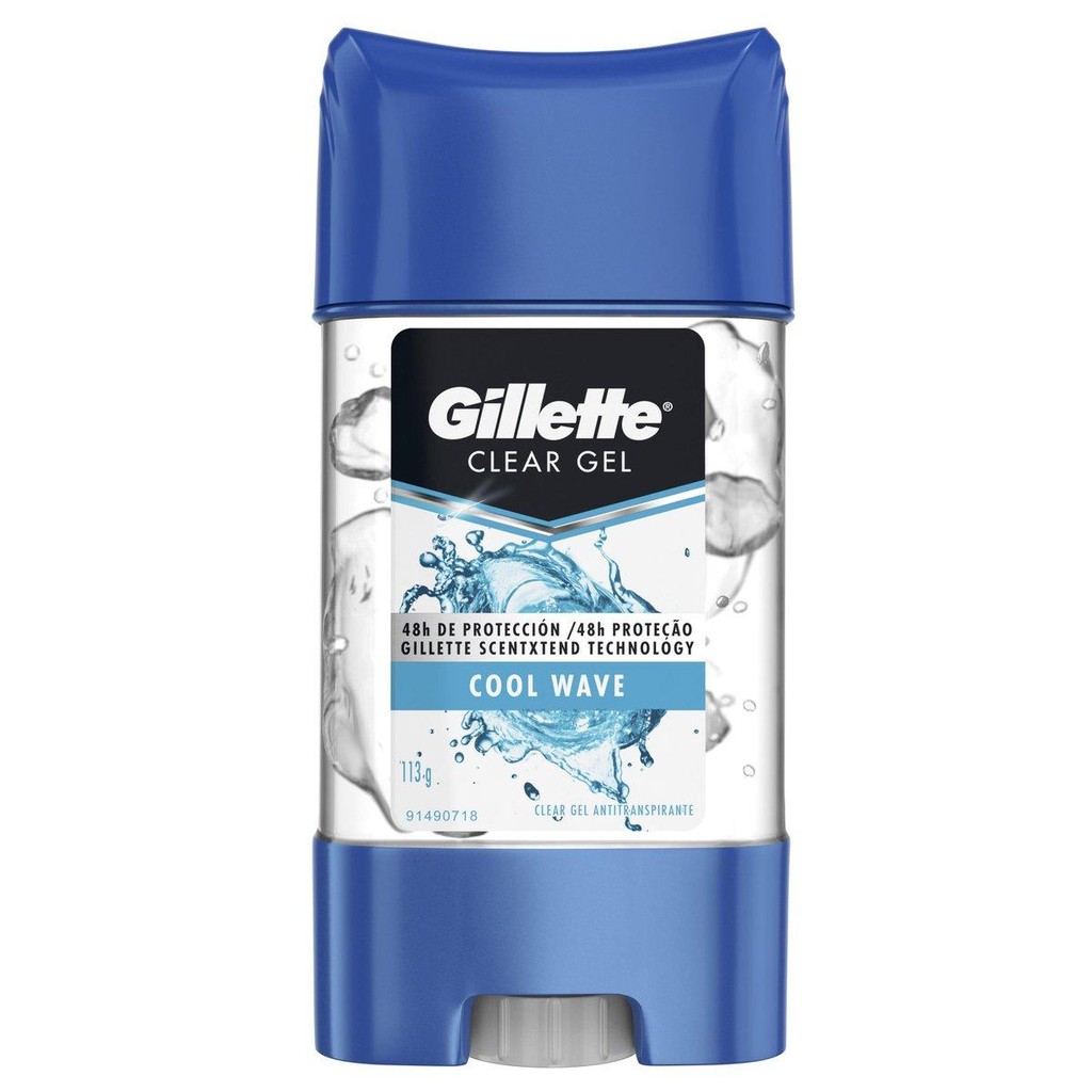Desodorante Antitranspirante em Gel Gillette Cool Wave 113g
