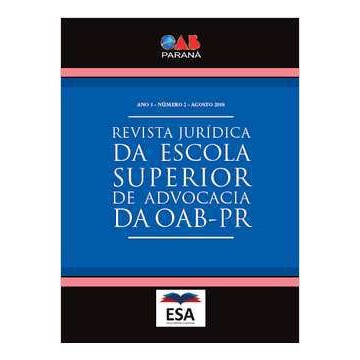 revista jurídica da  escola jurídica de advocacoa da oab pr autor editora esa