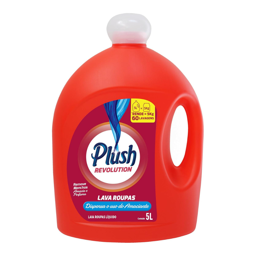 Lava Roupas e Amaciante - Plush Revolution 5L em Oferta na Shopee