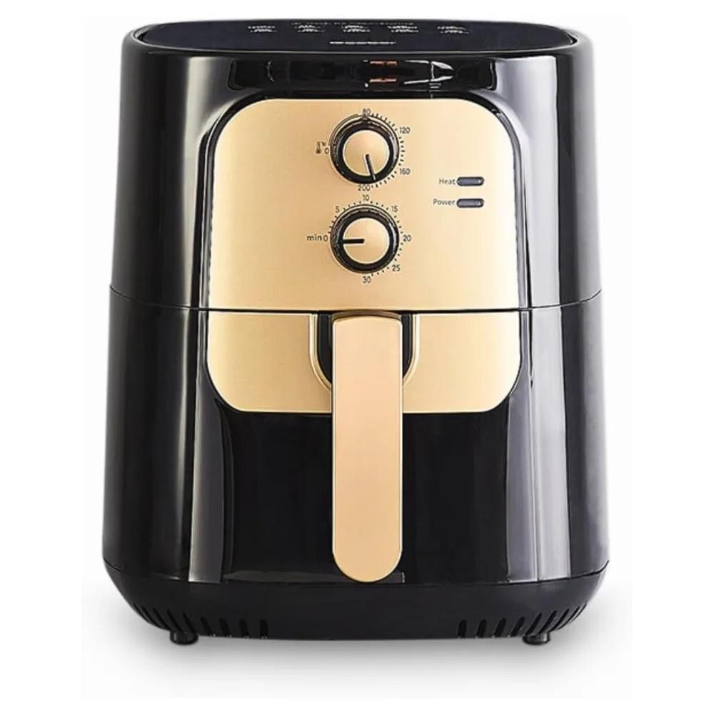 Air Fryer Fritadeira Elétrica 5,5l 1400w PretoDourado GAABOR