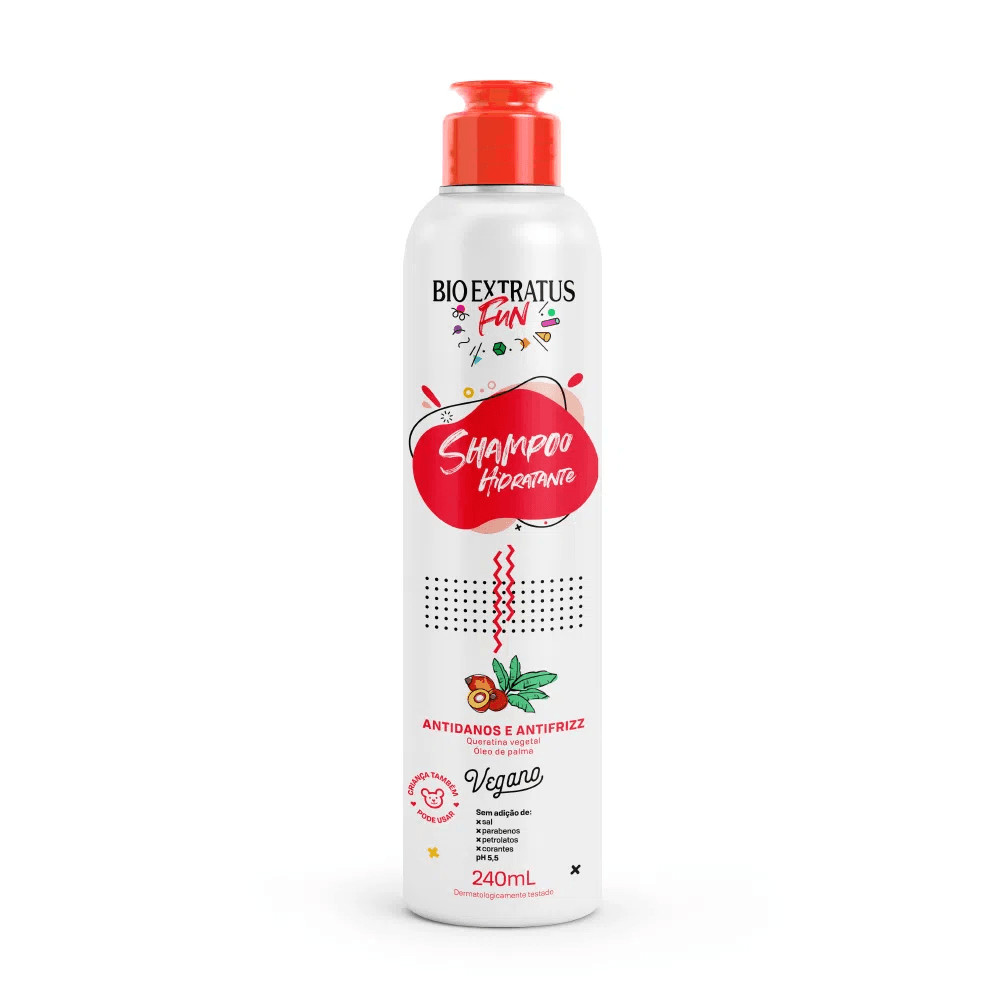 Shampoo De Tratamento Bio Extratus Fun Hidratante 240ml - Beauty