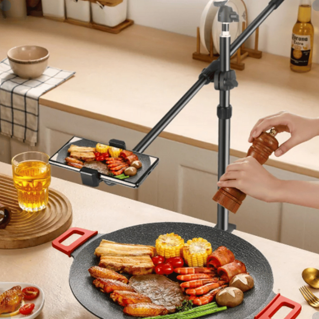 Tripé Girafa 360 Giratório Horizontal P/ Iluminação E Video