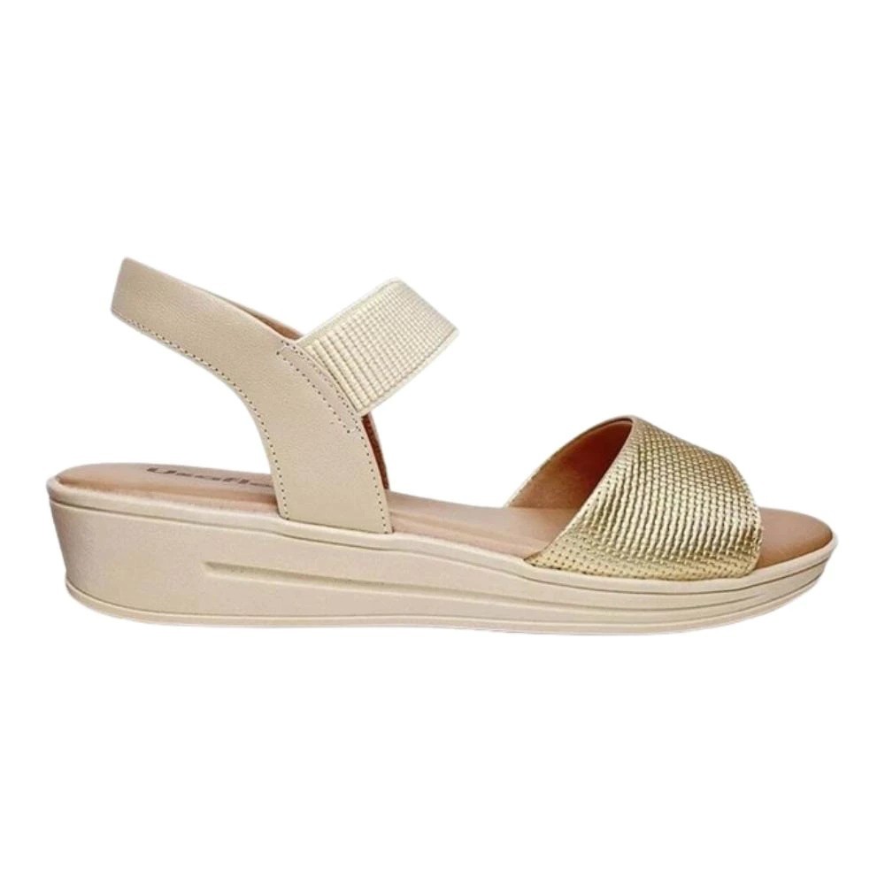Sandália Plataforma Ouro Light Usaflex Mm0701003