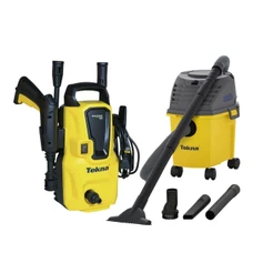 Kit Lavadora de Alta Pressão HLX1101V e Aspirador de Pó e Água 10L Tekna