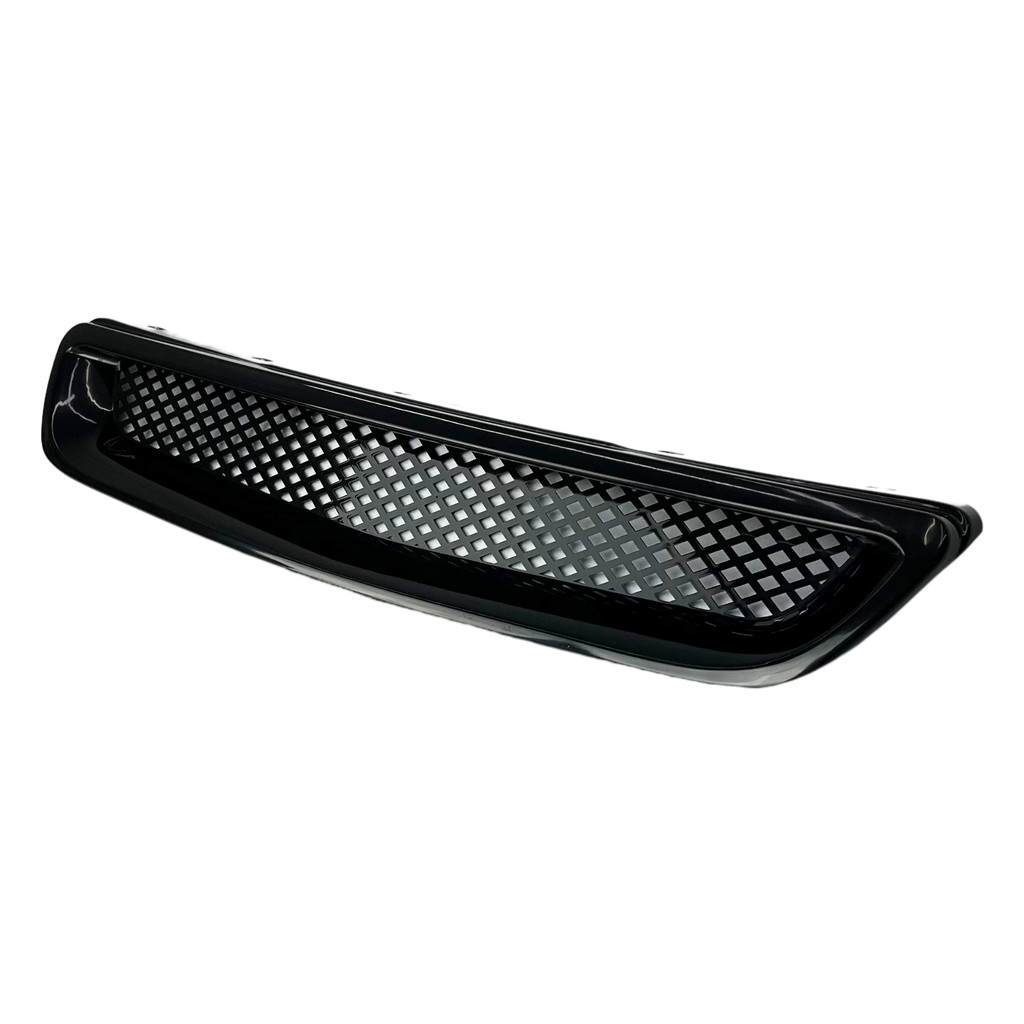 Grade Type R Honda Civic 96 a 98 Black Piano Plástico Abs