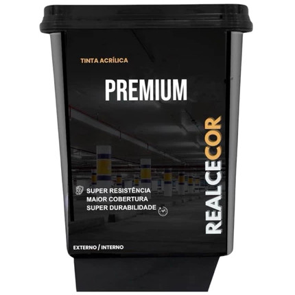 Tinta Acrílica 18L PREMIUM Realcecor - Alta Cobertura, Antimofo, Interior e Exterior em Oferta na Shopee