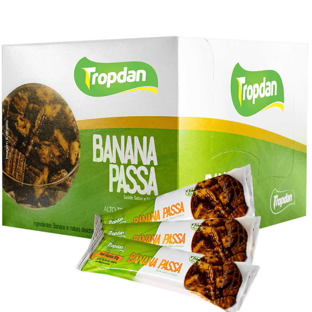 Banana Passa TROPDAN 50g (Display 18und)