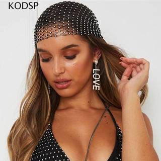 KODSP Strass Bandana De Cabelo Headwrap Oco Para Fora Boêmio Menina Acessórios O Feminino Lenço