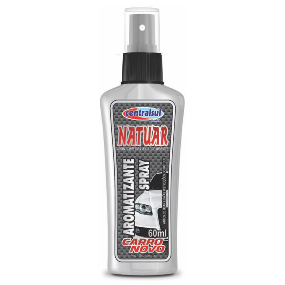 Aromatizante Spray Natuar 60ml Carro Novo - CentralSul