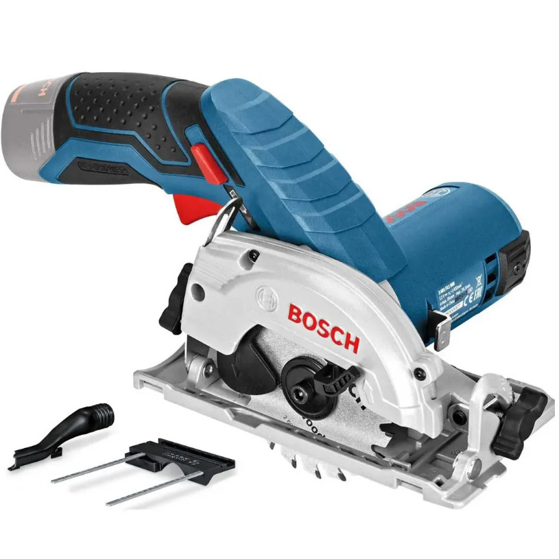 Serra Circular 3.3/8" a Bateria 12V com Disco e Guia BOSCH 12V GKS 12V-26 06016A1001