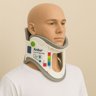 Colar Cervical Ambu Adulto – Reutilizável, Lavável 16 posições